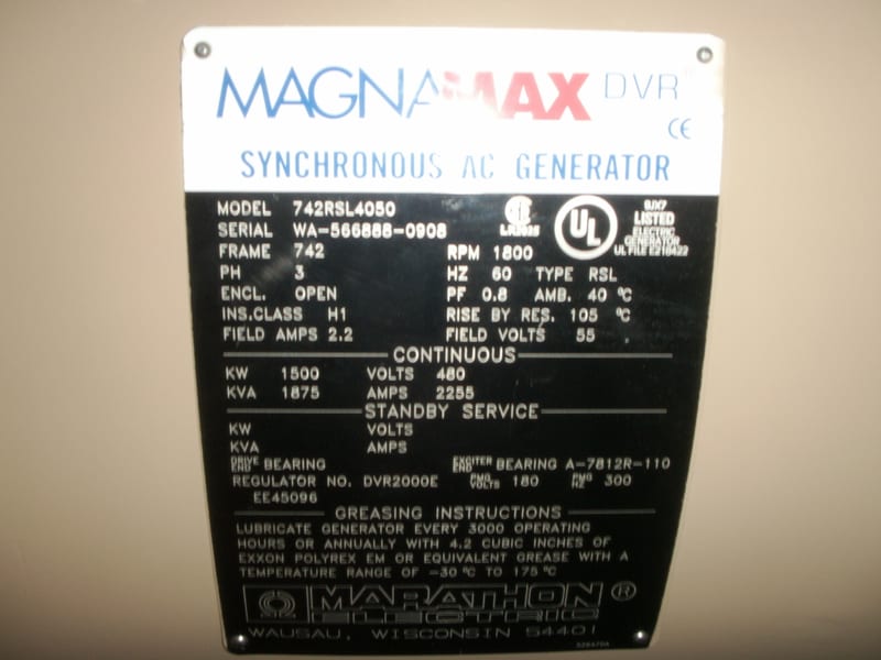 1500kW MQ Power whisper watt, Cummins QSK40,