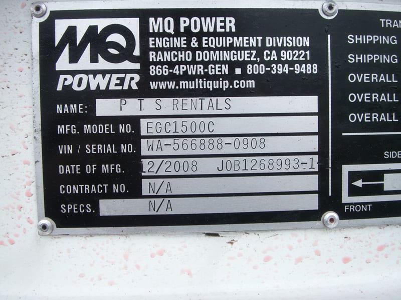 1500kW MQ Power whisper watt, Cummins QSK40,